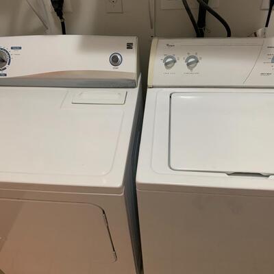 Lot 345: Whirlpool Washer & Kenmore Dryer