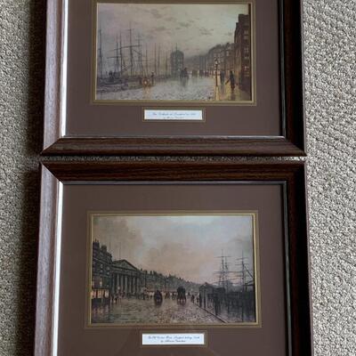 Lot 346 Atkinson Grimshaw Framed Prints of Liverpool