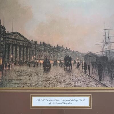 Lot 346 Atkinson Grimshaw Framed Prints of Liverpool