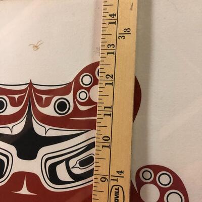 Lot of 2 Native American Pacific Northwest Art Prints