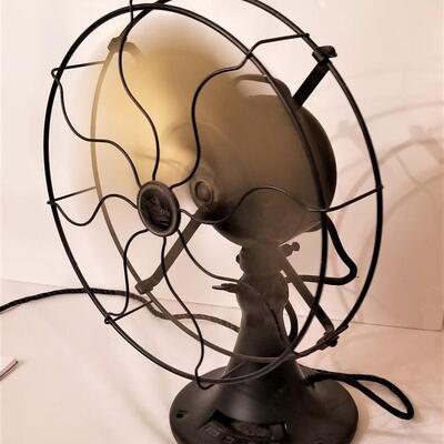 Lot #276  Fantastic WORKING Antique Emerson Cage Fan with Six Brass Blades