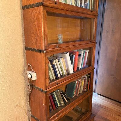 Wernicke Co Antique Barrister Bookcase with Five Shelves
