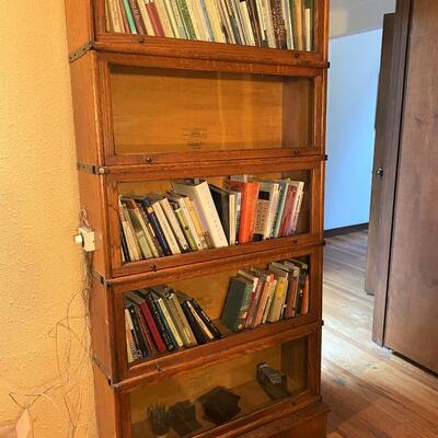 Wernicke Co Antique Barrister Bookcase with Five Shelves