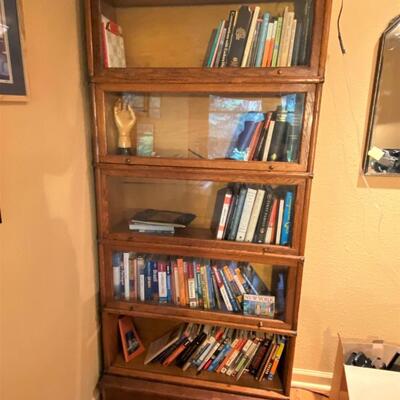 Antique Wernicke Co Barrister Bookcase with Five Shelves