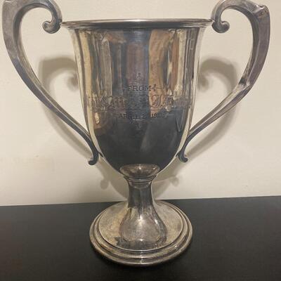 Sterling Silver Early 20th Century Trophy Cup