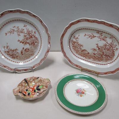 Decorative China Plates & Serving Dishes - Furnivals Quail - Rosetta
