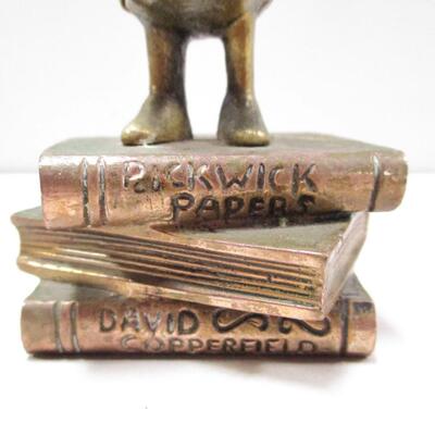 Pickwick papers David Copperfield Oliver Twist Books Brass Figurine
