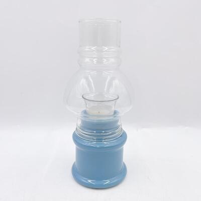 CERAMIC & GLASS LAMP CANDLE HOLDER
