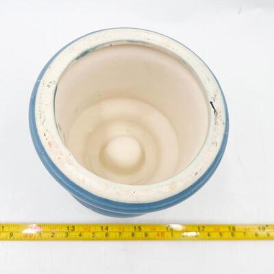 CERAMIC & GLASS LAMP CANDLE HOLDER