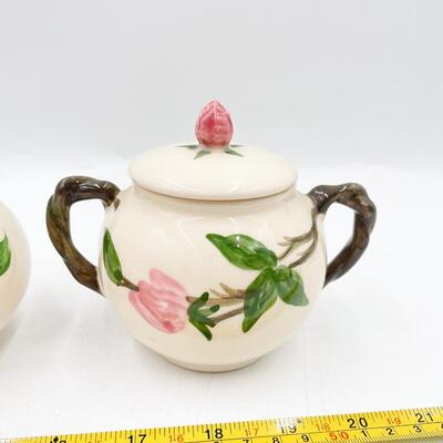 FRANCISCAN DESERT ROSE CREAMER AND SUGAR SET