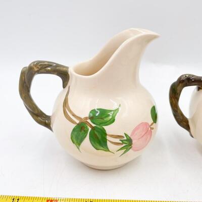 FRANCISCAN DESERT ROSE CREAMER AND SUGAR SET
