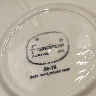 FRANCISCAN DESERT ROSE TEACUPS (4) & SAUCERS (5)