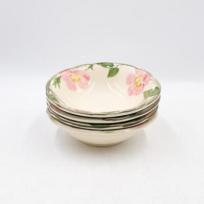 FRANCISCAN DESERT ROSE 6â€ BOWLS (4)