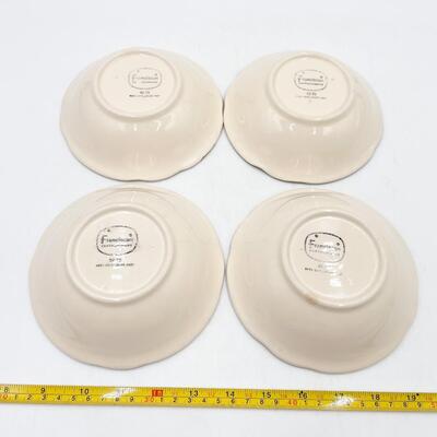 FRANCISCAN DESERT ROSE 6â€ BOWLS (4)