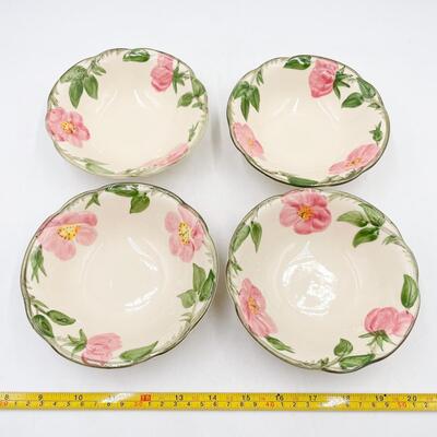 FRANCISCAN DESERT ROSE 6â€ BOWLS (4)