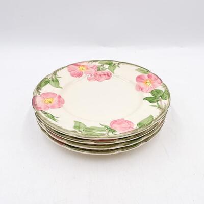FRANCISCAN DESERT ROSE 8â€ PLATES (4)