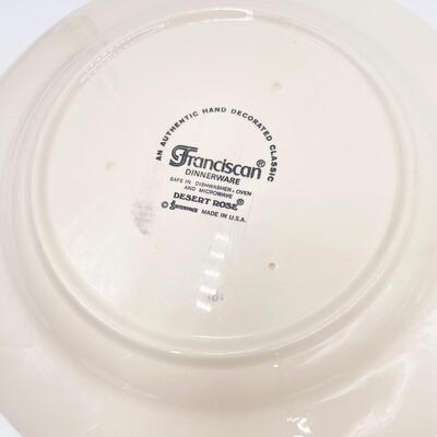 FRANCISCAN DESERT ROSE DINNER PLATES (5)
