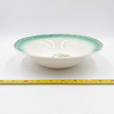 VINTAGE NATIONAL BROTHERHOOD OPERATIVE POTTERS DECORATIVE 9.5â€ BOWL