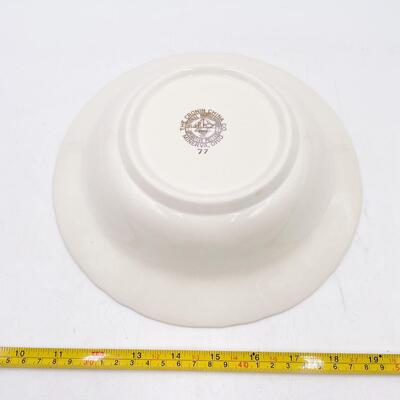 VINTAGE NATIONAL BROTHERHOOD OPERATIVE POTTERS DECORATIVE 9.5â€ BOWL