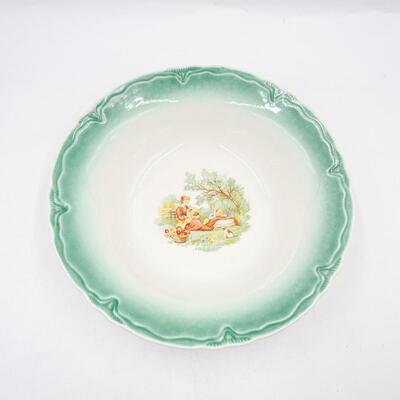 VINTAGE NATIONAL BROTHERHOOD OPERATIVE POTTERS DECORATIVE 9.5â€ BOWL
