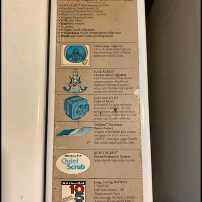 KitchenAid Washer and Dryer Pair