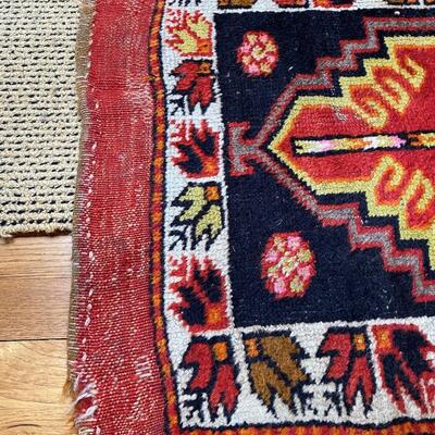 Beautiful Small Runner Area Hand Woven Rug Placemat