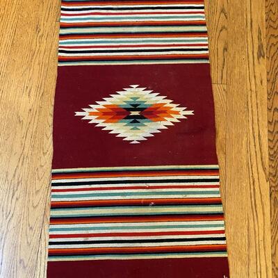 Lot of 3 Small Hand Woven Native American Area Rugs
