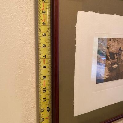 Lot of 2 Framed Native American Vintage Photographs