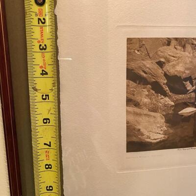 Lot of 2 Framed Native American Vintage Photographs