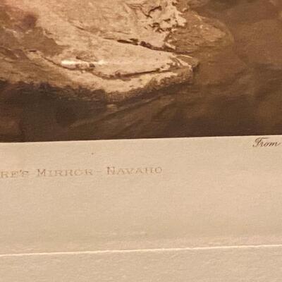 Lot of 2 Framed Native American Vintage Photographs