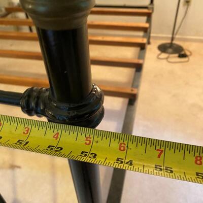 Beautiful Antique Metal Full Bed Frame Antique Brass and Black