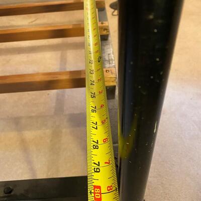 Beautiful Antique Metal Full Bed Frame Antique Brass and Black