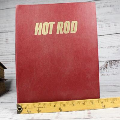 Lot of Vintage Binders of Hot Rod Magazine 3 Full years 1970s