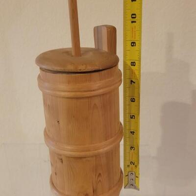 Lot 15: Swedish Wood Butter Churn