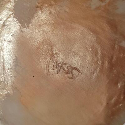 Lot 16: Ceramic Vessel signed by Maker