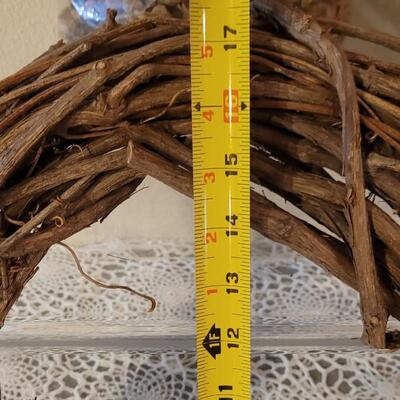 Lot 20: Large & Small Pine Cones and Grapevine Wreaths