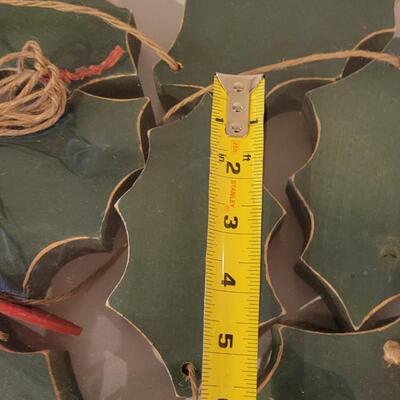 Lot 26: L.K. Coreson Handpainted Snowman Wood Bowl and Wood Holly Garland