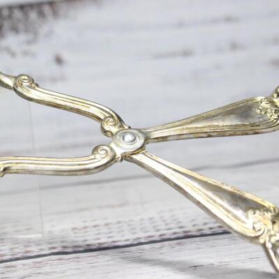 Vintage Gorham Heritage Made in Italy Silverplate Salad Tongs