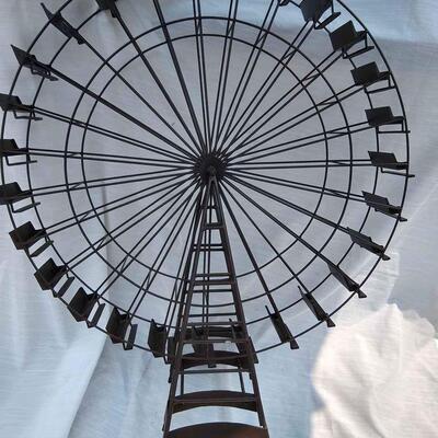 Large rotating Ferris wheel, home or garden decor