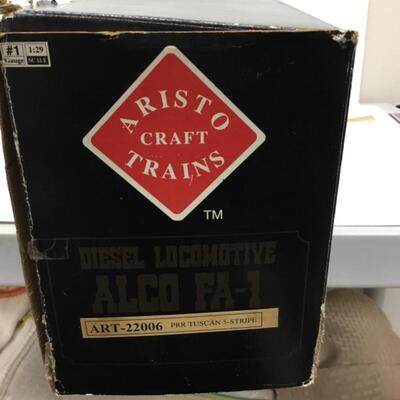 Aristocraft ALCO FA-1 G scale PRR Tuscan 5-stripe diesel locomotive Train ART-22006