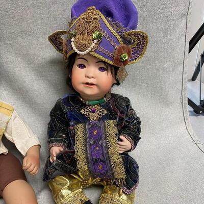 Variety Lot of 3 Ethnic Asian Dolls