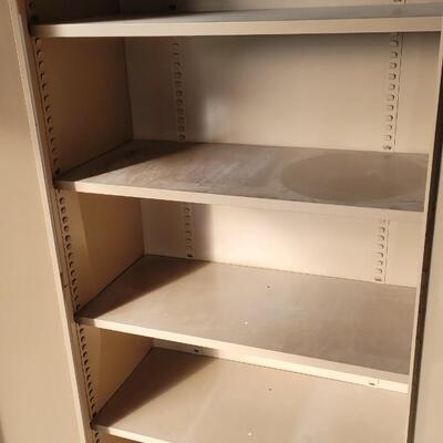 Lot 37: Vintage ANDERSON HICKEY CO. Storage Cabinet w/ Handle