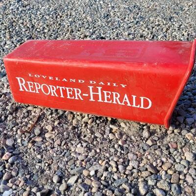 Lot 39: Vintage Loveland Reporter Herald Newspaper Cubby