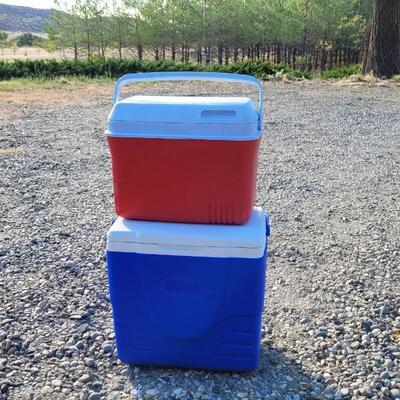 Lot 41: (2) Coolers RED AND BLUE Options