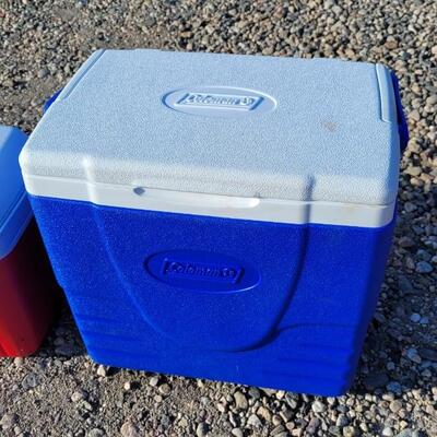 Lot 41: (2) Coolers RED AND BLUE Options