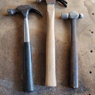 Lot 47: (3) Assorted Vintage Hammers
