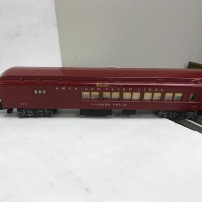 S Gauge American Flyer set of 3 coaches Niagara Falls Grand Canyon Railway Express Agency 900 Series