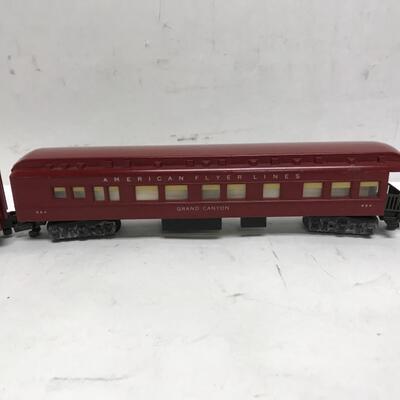 S Gauge American Flyer set of 3 coaches Niagara Falls Grand Canyon Railway Express Agency 900 Series