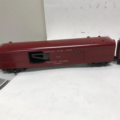 S Gauge American Flyer set of 3 coaches Niagara Falls Grand Canyon Railway Express Agency 900 Series