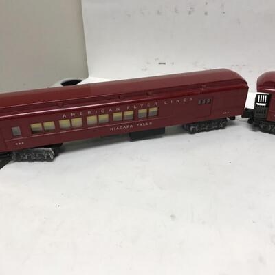 S Gauge American Flyer set of 3 coaches Niagara Falls Grand Canyon Railway Express Agency 900 Series